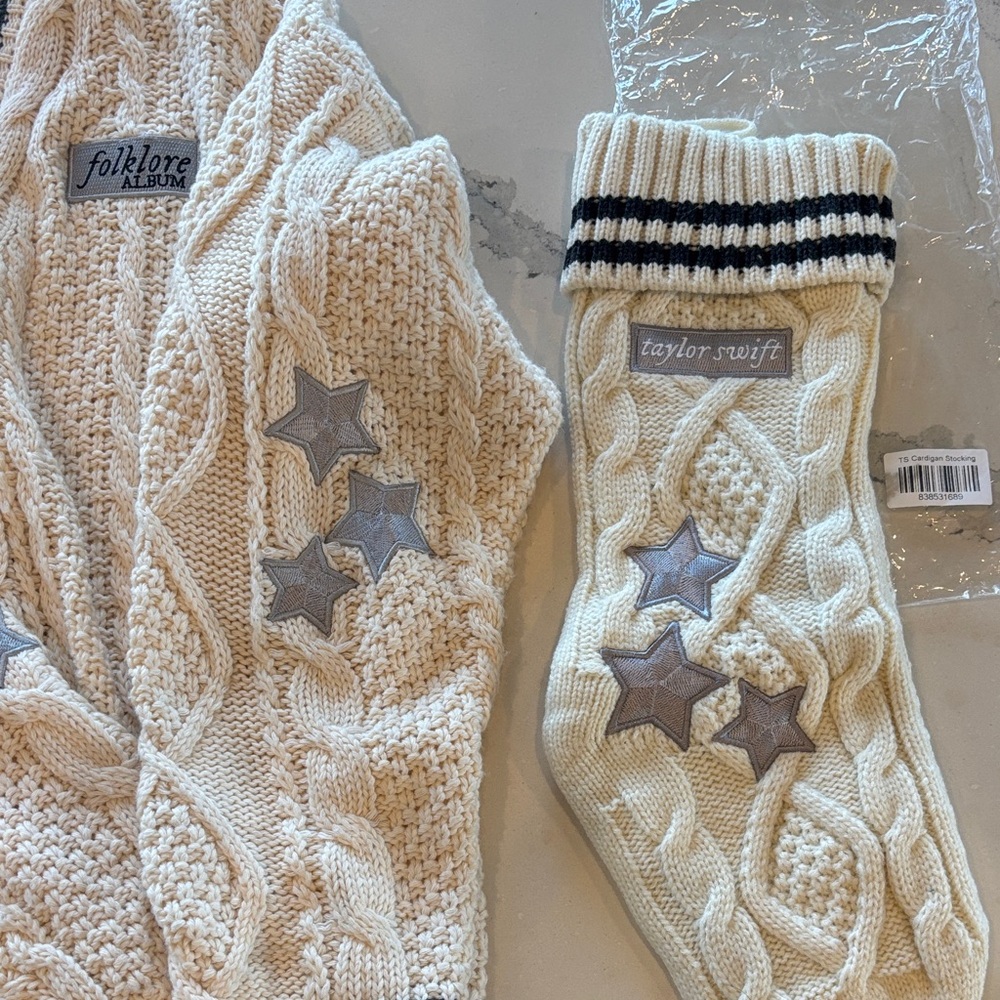 Taylor Swift Cardigan Christmas Stocking - Picture 4 of 6
